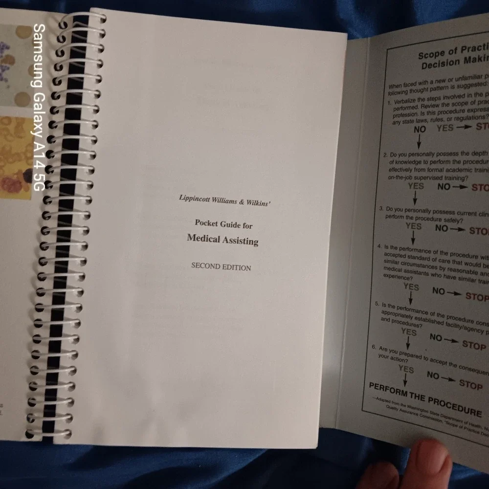 LIPPINCOTT Pocket Guide for Medical Assisting Spiral Textbook 2nd Edition